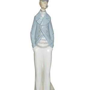 Vintage Lladro Sea Captain Sailor Figurine #4621 Retired 1993 With Pipe REPAIRED